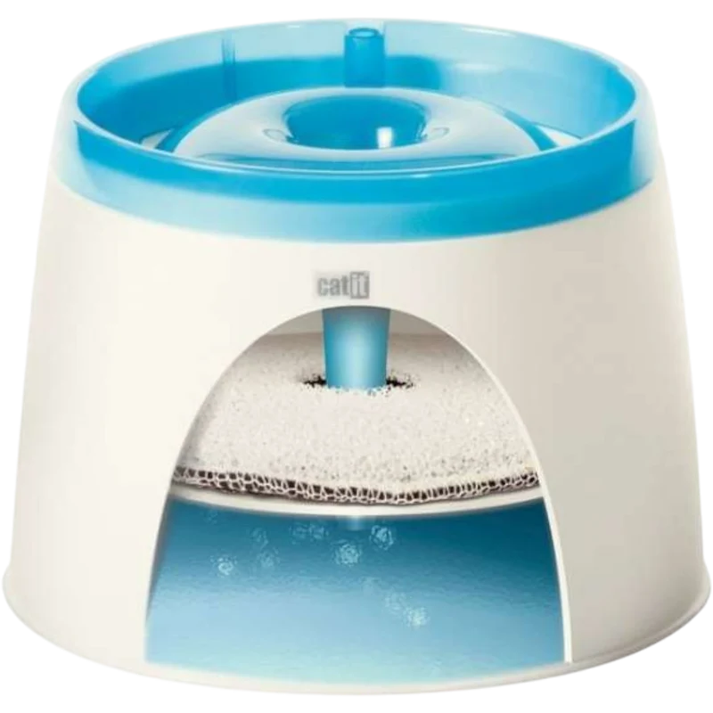 CATIT Fresh+Clear Trinkbrunnen 2L – Frisches Wasser für ein gesundes Haustierleben