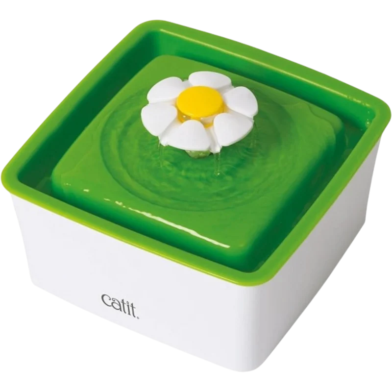 Catit Senses 2.0 Mini-Blumentrinkbrunnen – Kompakt, Ideal für kleine Trinkpausen