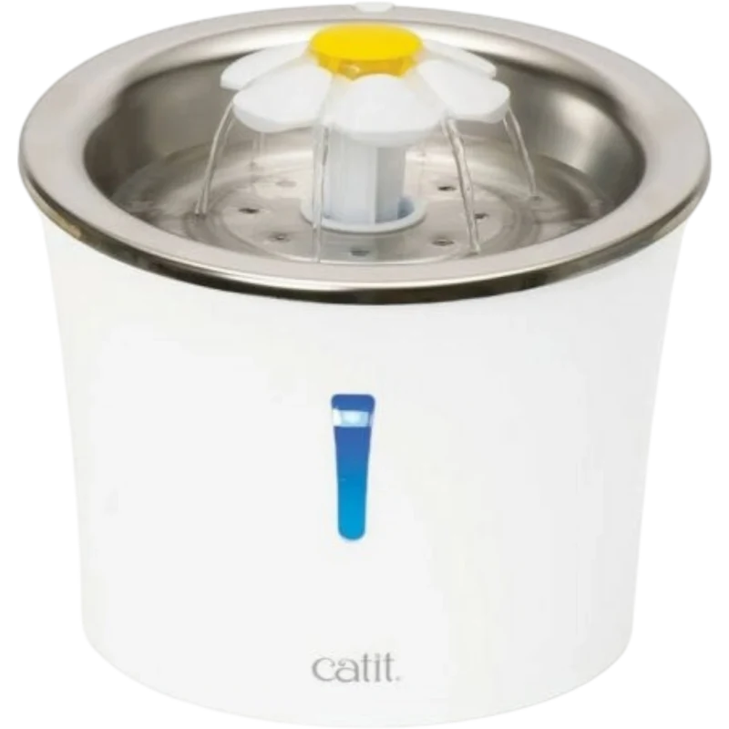 Catit Blumentrinkbrunnen mit Edelstahleinsatz – Hygienisch, ansprechend und ideal für wählerische Katzen