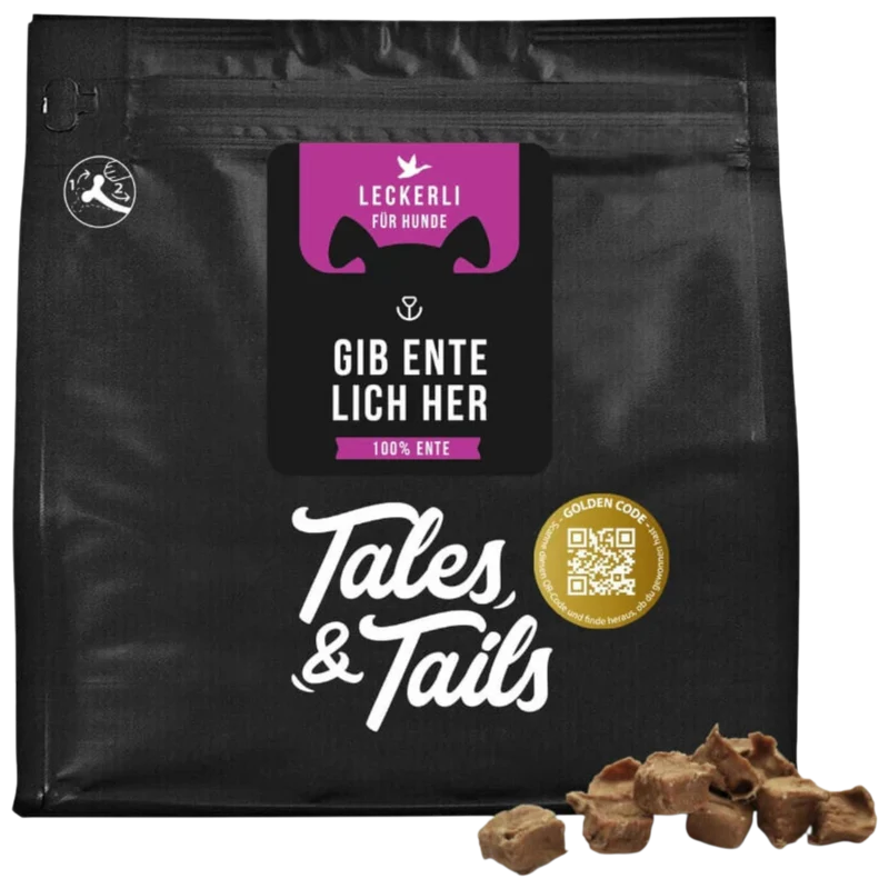 Retter-Produkt #2 - Tales & Tails Dog – Gib EnteLich her