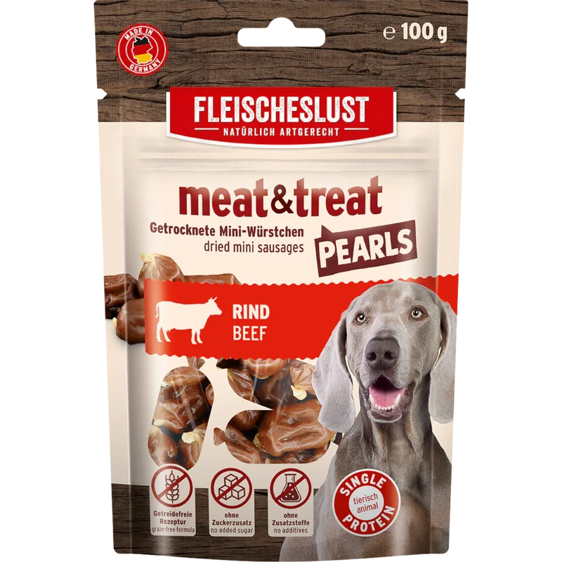 Fleischeslust Dog - Meat & Treat Pearls Rind