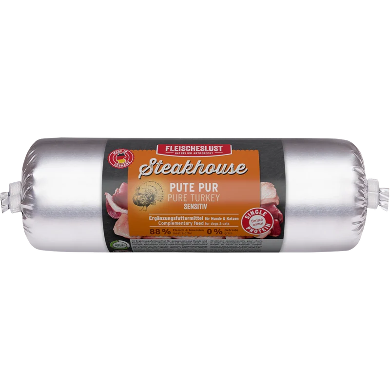 Fleischeslust Dog - Steakhouse Pute Pur