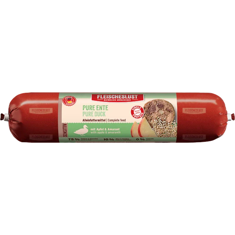 Fleischeslust Dog - Pure Ente mit Apfel & Amarant