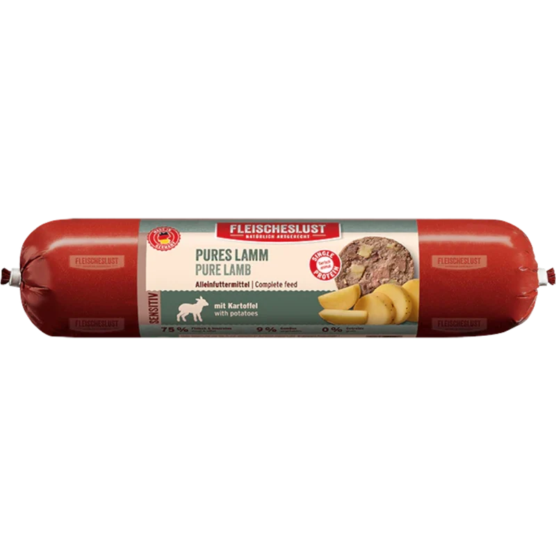 Fleischeslust Dog - Pures Lamm mit Kartoffel
