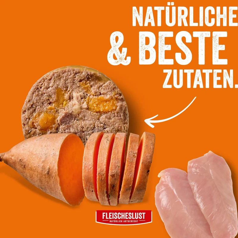 Fleischeslust Dog - Magere Pute mit Süßkartoffel