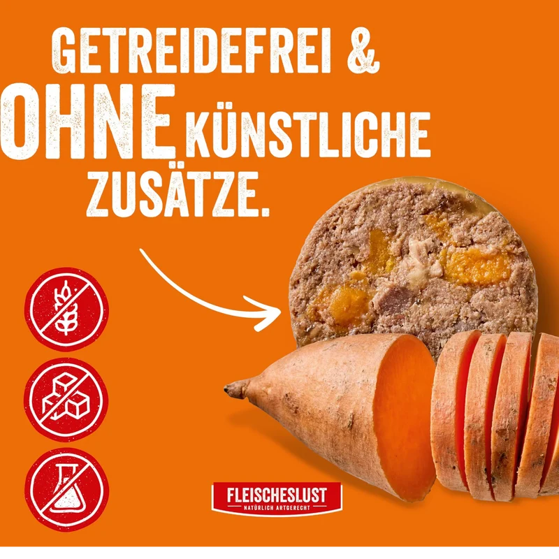 Fleischeslust Dog - Magere Pute mit Süßkartoffel