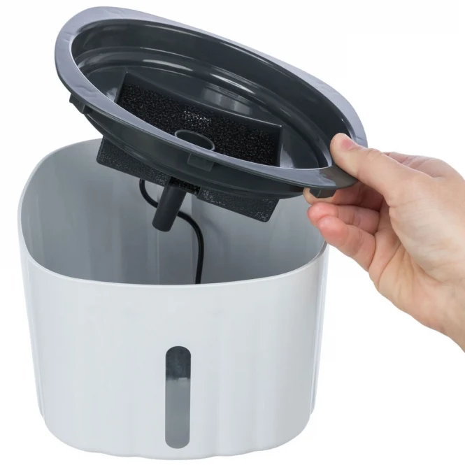 Trixie Trinkbrunnen „Flower“ – Frisches, gefiltertes Wasser für Ihre Fellnase