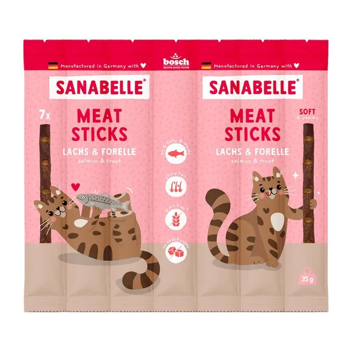 Sanabelle Meat Sticks Lachs & Forelle