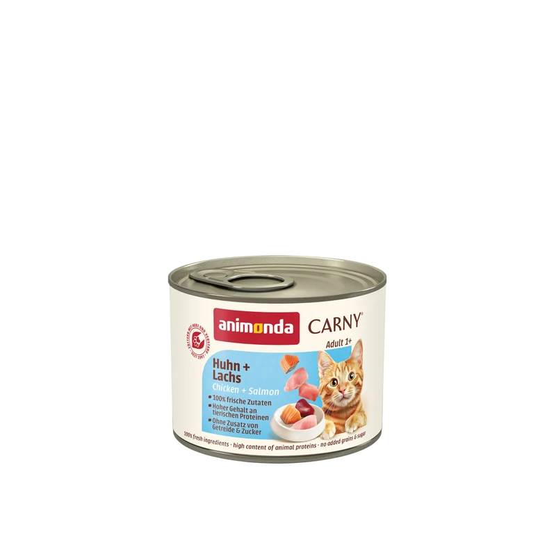 Carny Adult Huhn + Lachs – Fleischiger Genuss mit wertvollen Omega-3-Fettsäuren