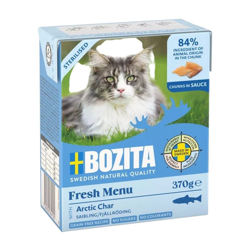 Bozita Sterilised Häppchen in Sauce mit Eismeer-Saibling