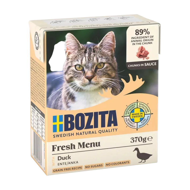 Bozita Fresh Menu Häppchen in Sauce mit Ente