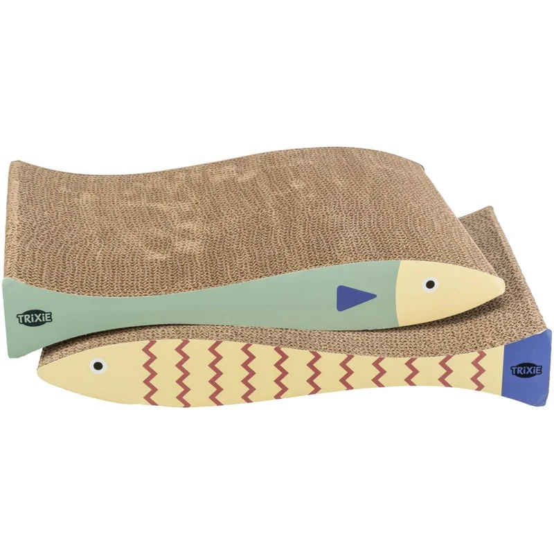 Kratzpappen Fisch, Katzenminze, 2 Stück
