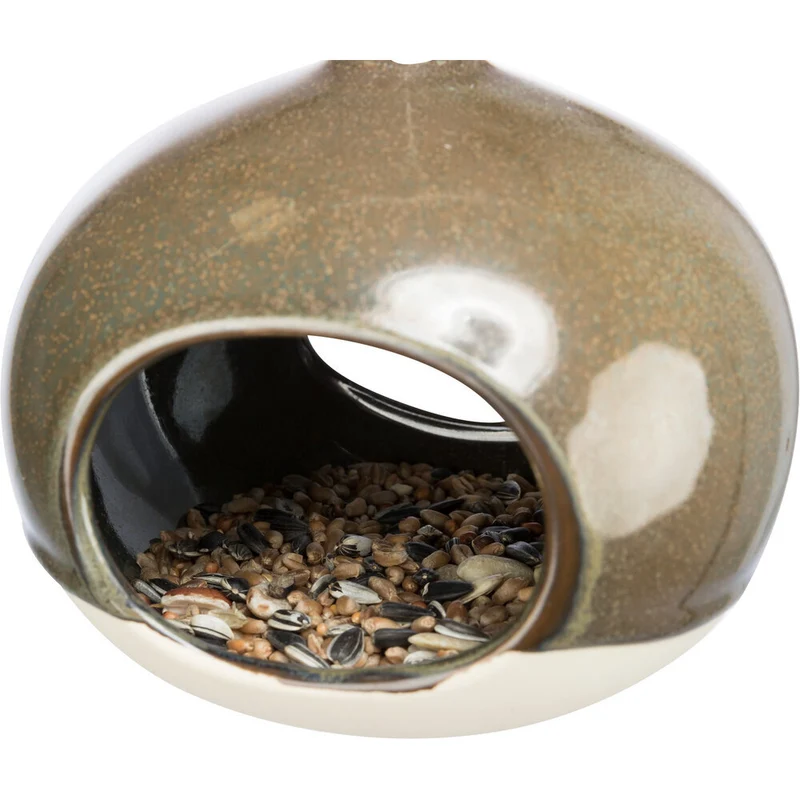 Keramik Vogelhaus Vogelfutter-Bowl