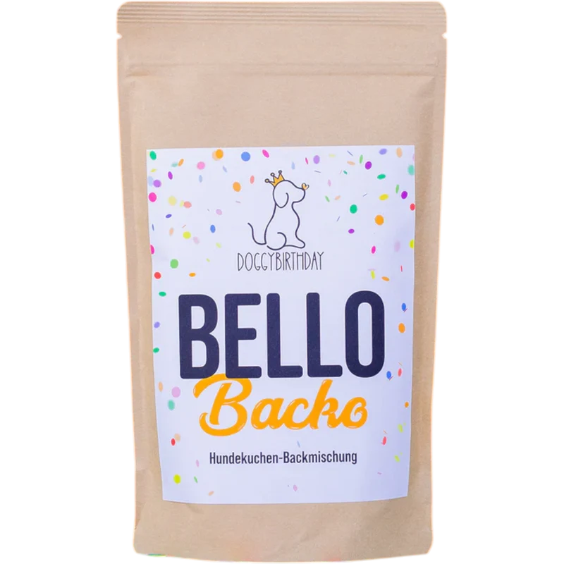 Doggybirthday - Bello Backo Hundekuchen Backmischung