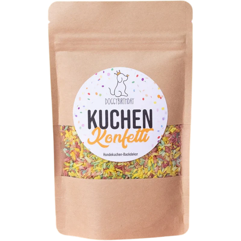 Doggybirthday - Kuchenkonfetti