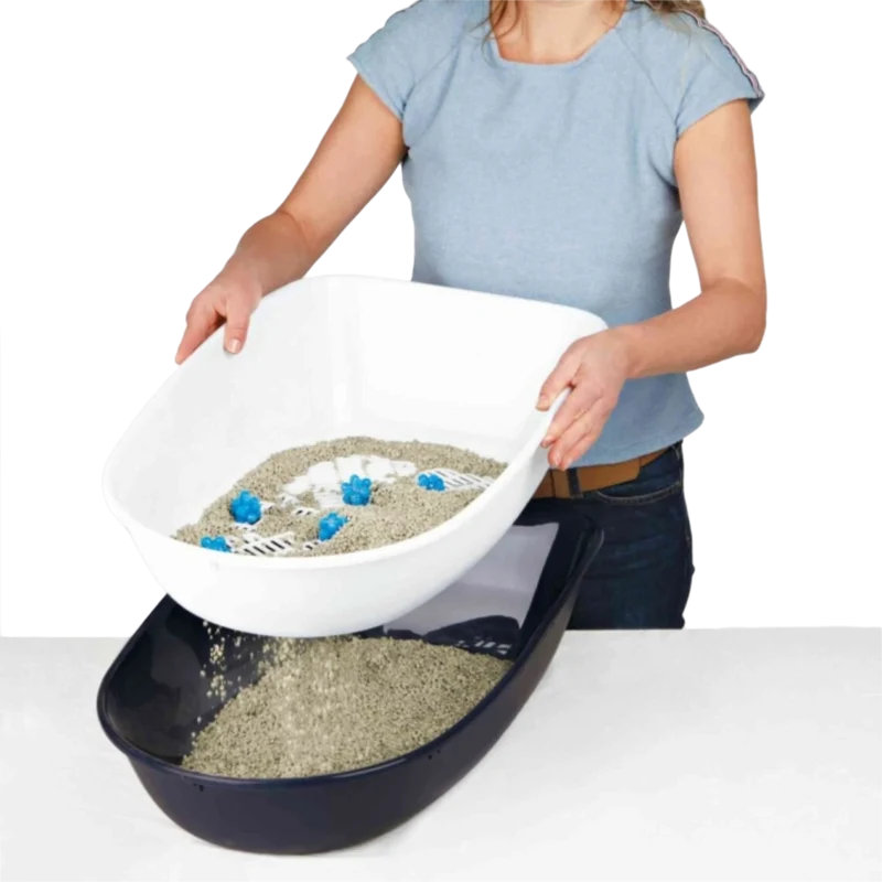 Trixie Katzentoilette Berto mit 3-teiligen Trennsystem
