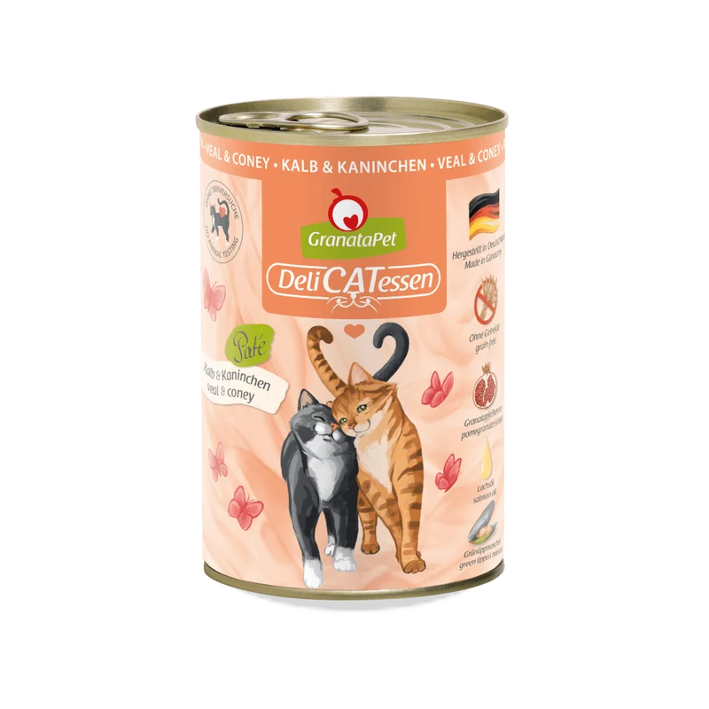 GranataPet DeliCATessen Kalb & Kaninchen 400g