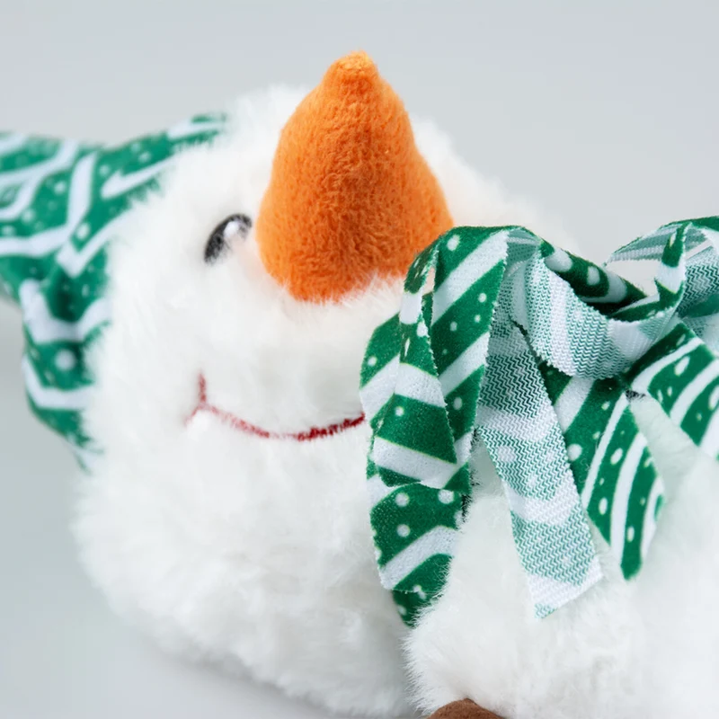 Xmas Weihnacht Plüsch Schneemann Leo