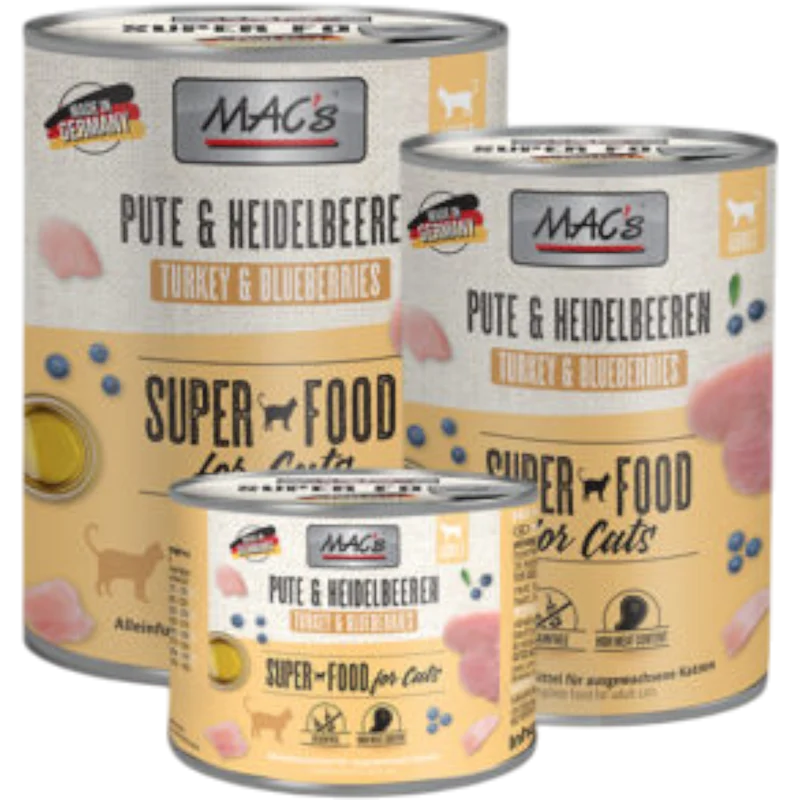 MAC’s Cat – Pute, Rind & Heidelbeeren