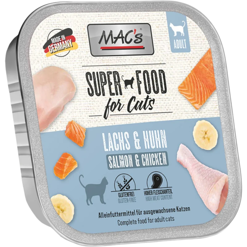 MAC’s Cat – Lachs & Huhn in Schale