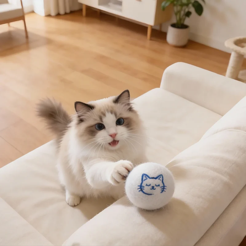 Twopoint Leiser Woll-Katzenball