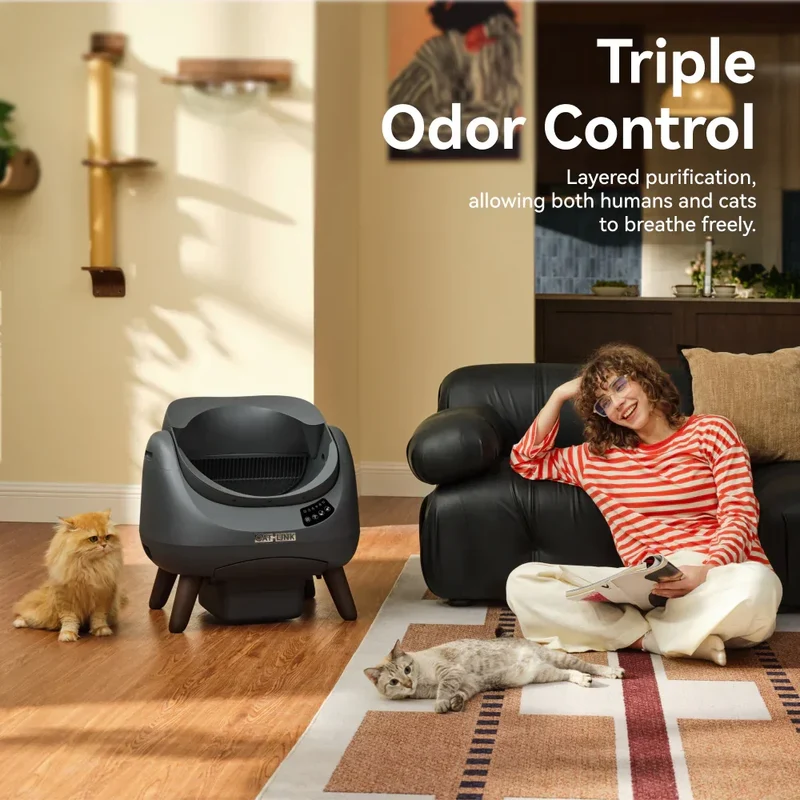 CATLINK Open-X – Offene, selbstreinigende Katzentoilette