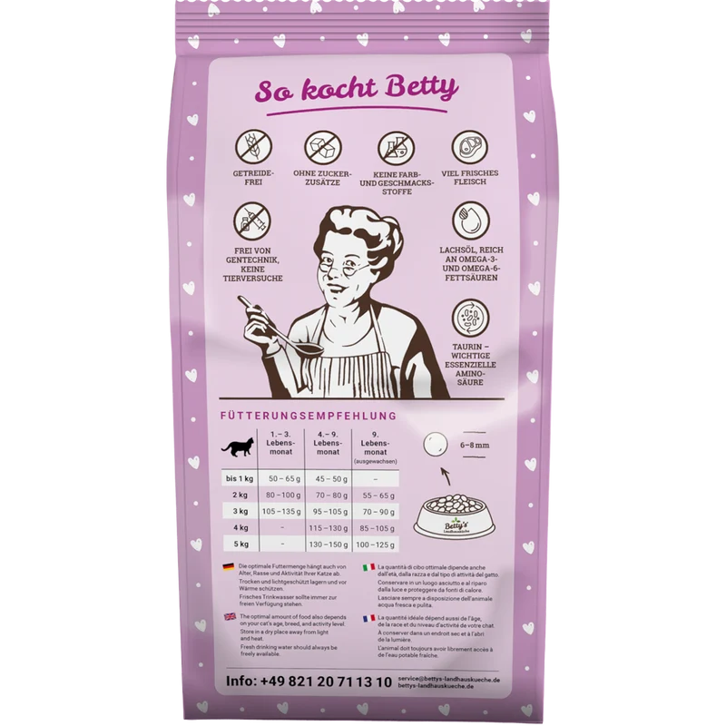 Betty´s LHK Cat - Kitten Hühnchen mit Pute