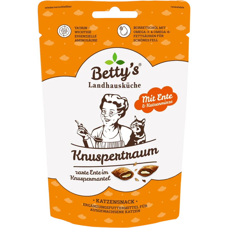 Betty’s LHK Cat - Knuspertraum Ente mit Katzenminze
