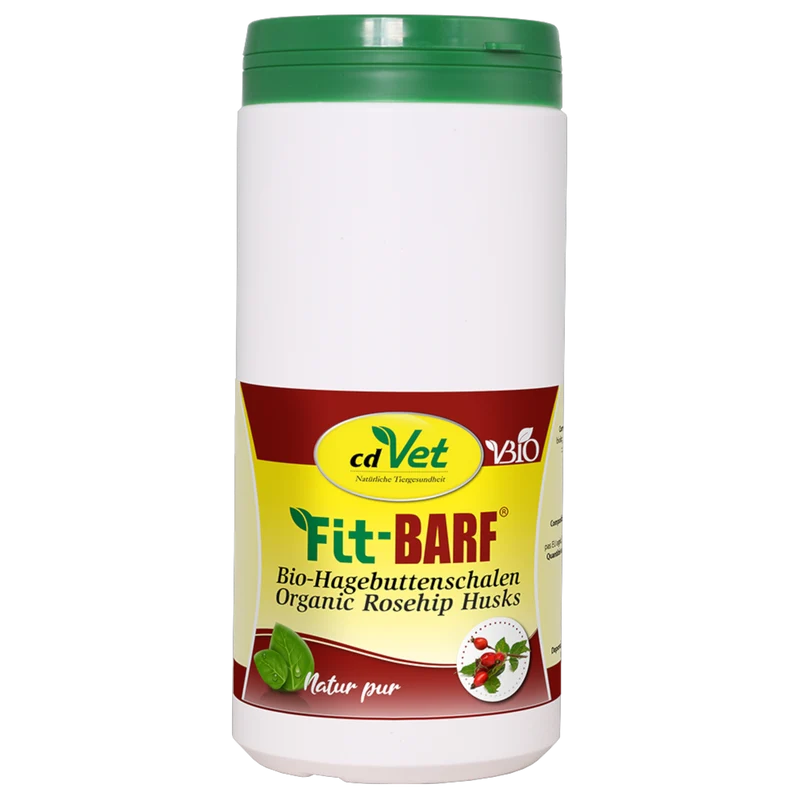 Fit-BARF Bio-Hagebuttenschalen – Natürlicher Vitamin-C-Booster & Pflanzenpower für Hunde