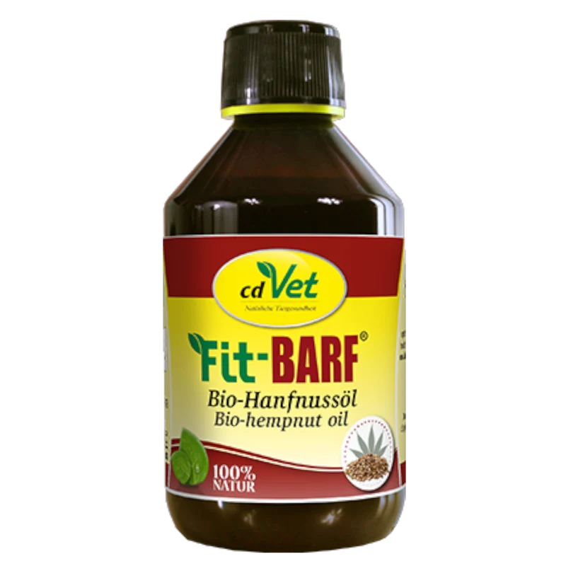 Fit-BARF Bio-Hanfnussöl – Premium-Omega-Power für Haut, Fell & Immunsystem