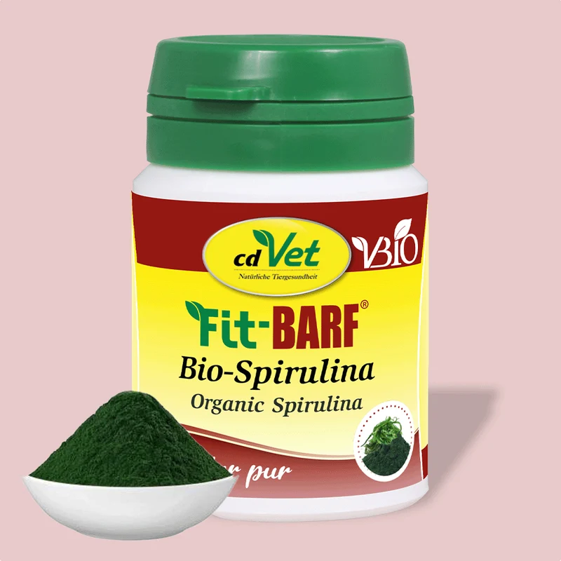 Fit-BARF Bio-Spirulina – Hochkonzentrierter Mikro-Nährstoffträger für Vitalität & Stoffwechselbalance