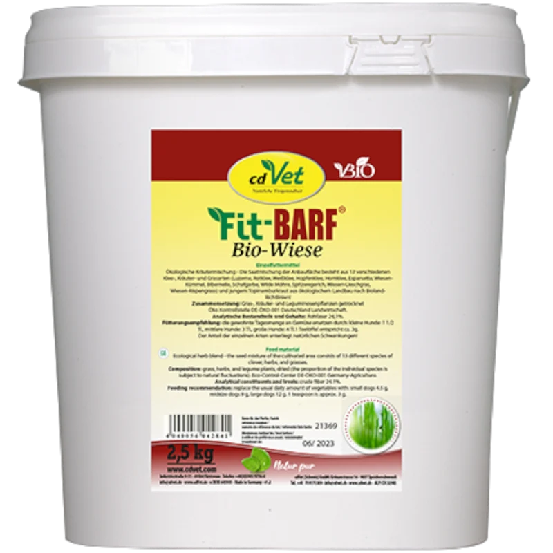 Fit-BARF Bio-Wiese – Basische Kräuterkraft zur natürlichen Regulation