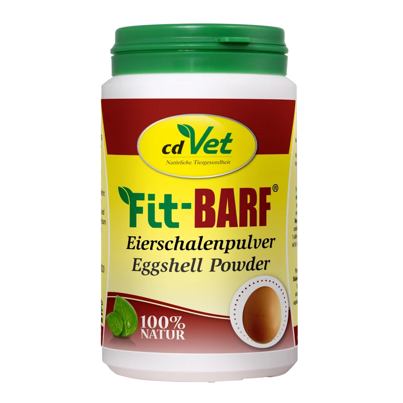 Fit-BARF Eierschalenpulver – Natürliche Kalziumkraft für Hunde & Katzen