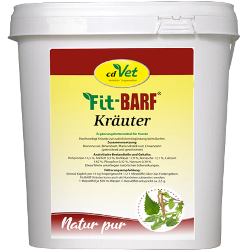Fit-BARF Kräuter – Natürliche Pflanzenkraft für Stoffwechsel & Vitalität