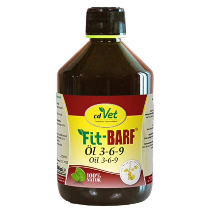 Fit-BARF Öl 3-6-9 – Premium-Omega-Komplex für Haut, Fell & Abwehrkraft