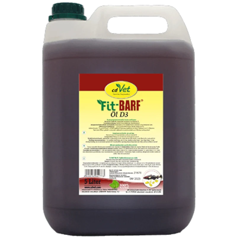 Fit-BARF Öl D3 – Vitalstoff-Power für Knochen, Abwehr & Energie