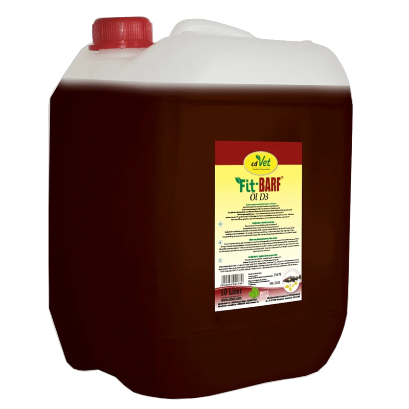 Fit-BARF Öl D3 – Vitalstoff-Power für Knochen, Abwehr & Energie