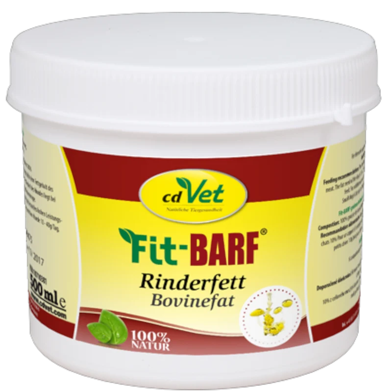 Fit-BARF Rinderfett – Hochwertige Energiequelle für BARF & High-Energy-Fütterung
