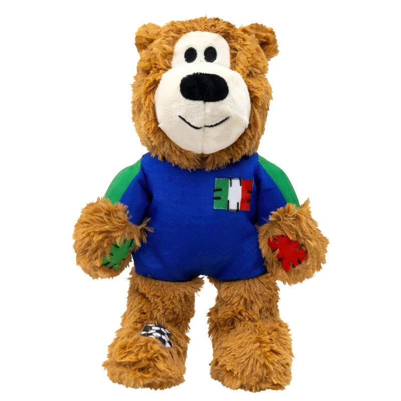 KONG Wild Knots Nation Sport Bear – Plüsch-Hundespielzeug im Fussball-Trikot