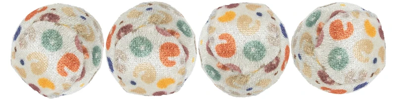 Set Spielbälle mit Leopardenmuster