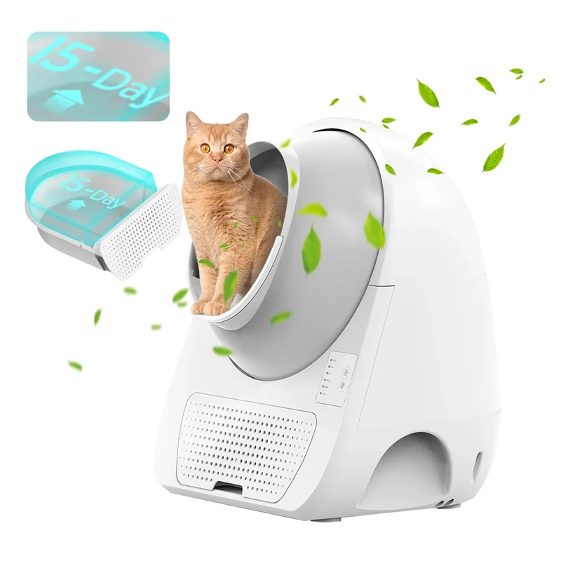 Bundle: Catlink Young mit Treppe selbstreinigende Katzentoilette + Zubehör