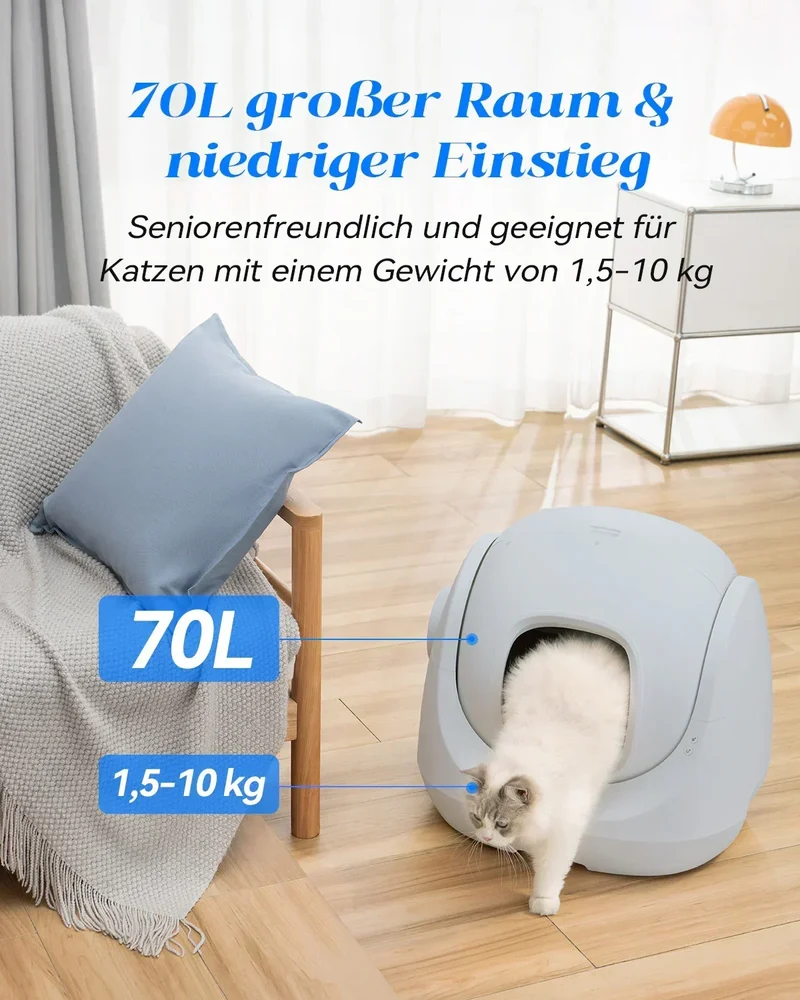 Catlink Baymax selbstreinigende Katzentoilette