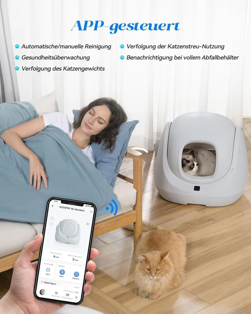 Catlink Baymax selbstreinigende Katzentoilette