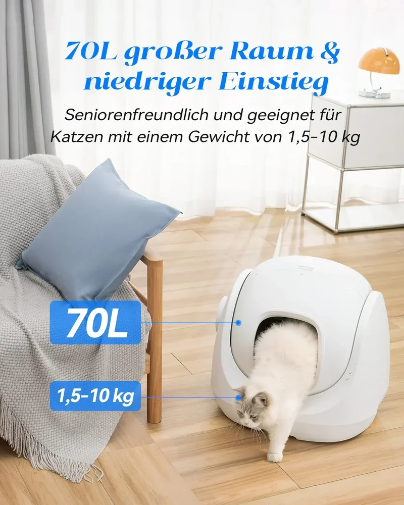Catlink Baymax selbstreinigende Katzentoilette