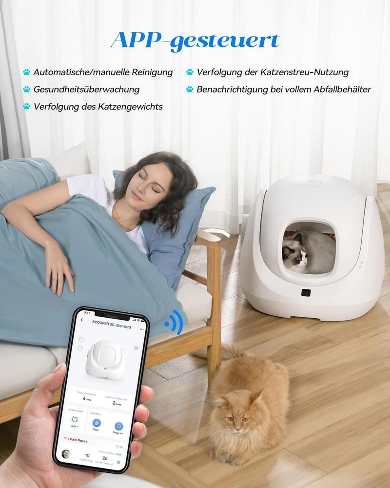 Catlink Baymax selbstreinigende Katzentoilette