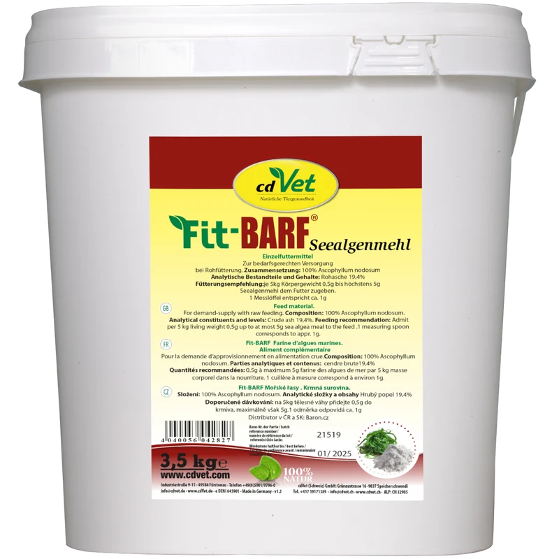 Fit-BARF Seealgenmehl – Mineralstoffkraft aus dem Meer