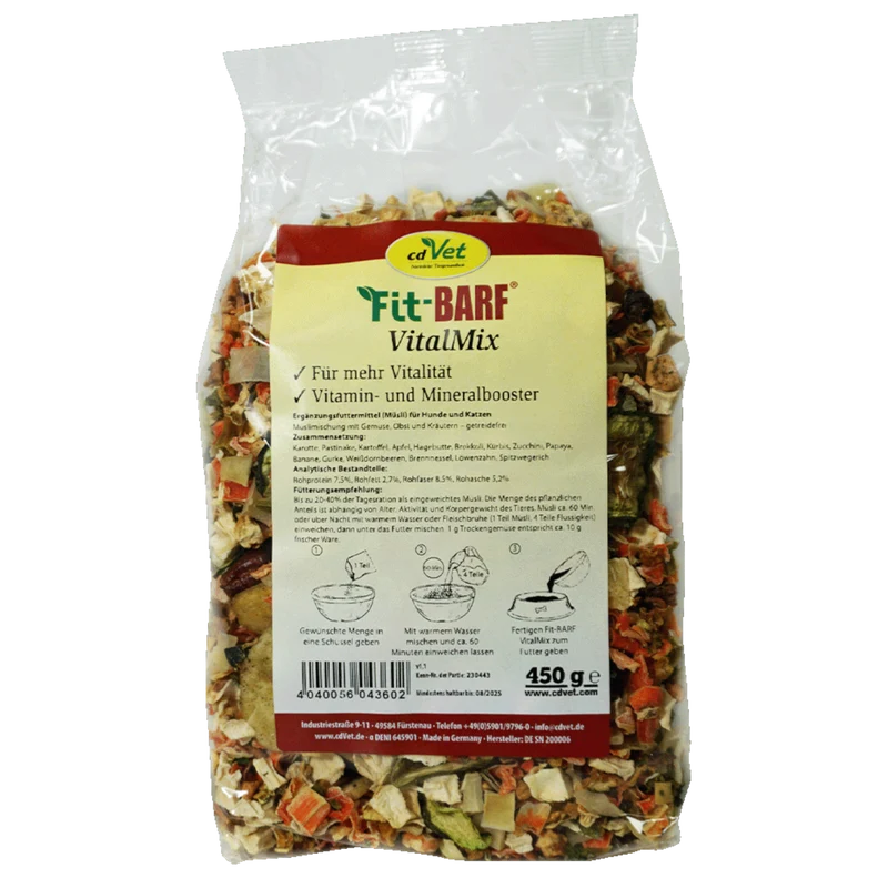 Fit-BARF VitalMix – Vitales Müsli für Hunde & Katzen