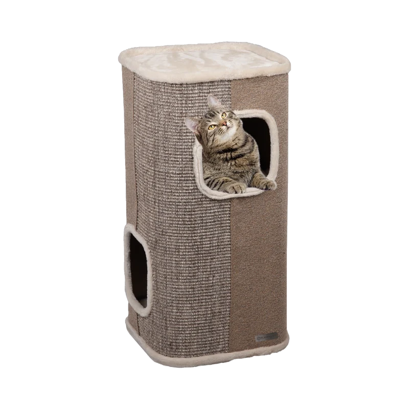 Kratztonne George - Verwöhnen Sie Ihre Katze mit diesem luxuriösen Kratzbaum