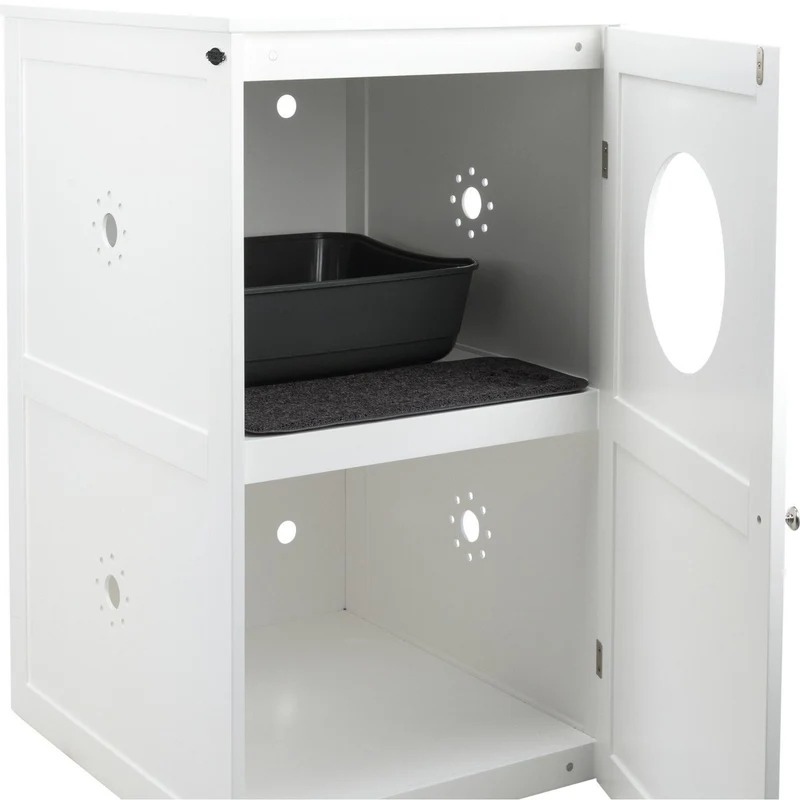 Katzenhaus für Katzentoilette doppelstöckig