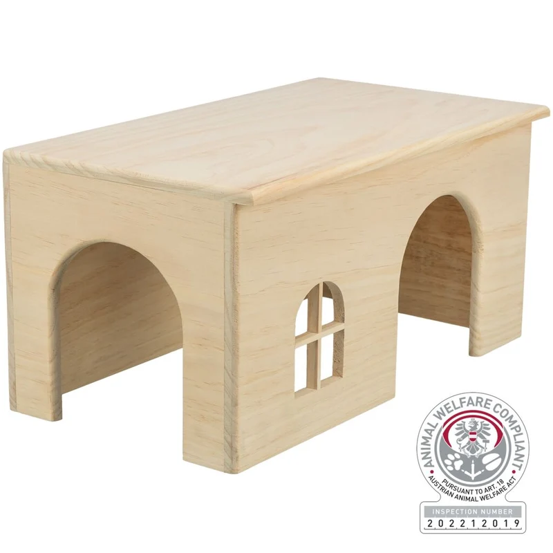 Haus, nagelfrei, Zwergkaninchen, Holz